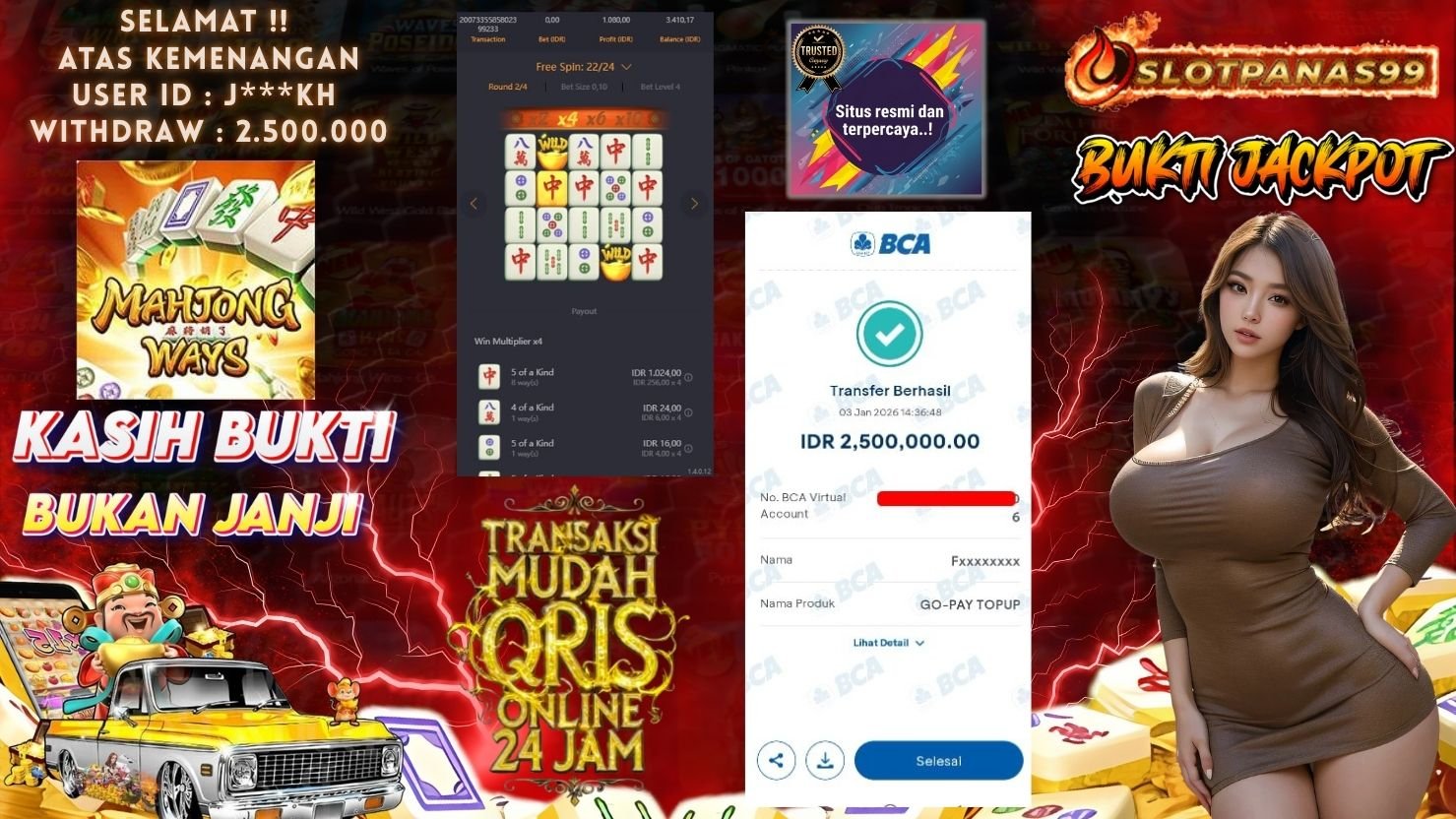 SLOTPANAS99 JACKPOT SLOT MAHJONG WAYS